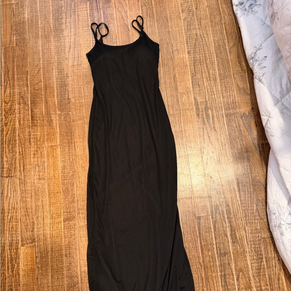 No Boundaries Black Maxi Dress